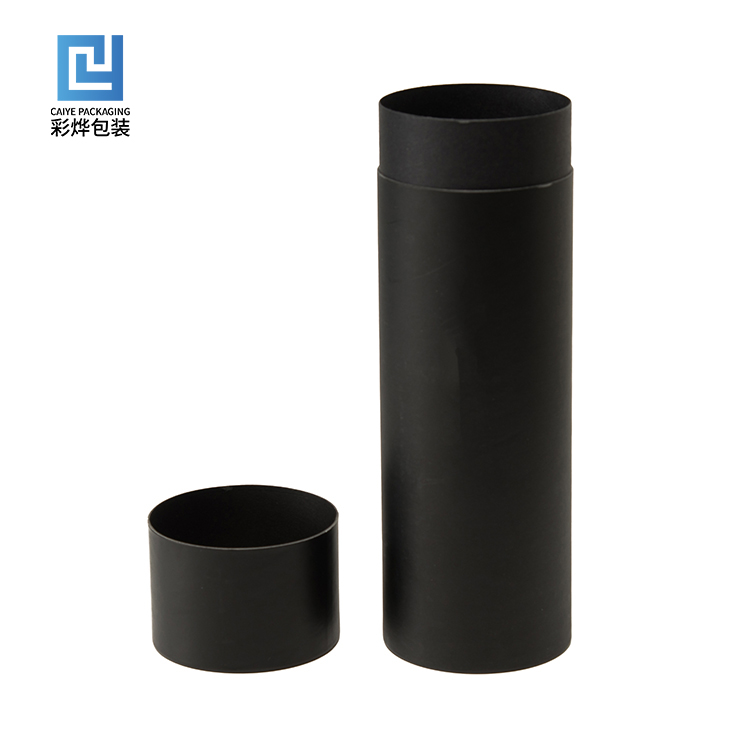 DSC_5446 matte black cylinder tube packaging