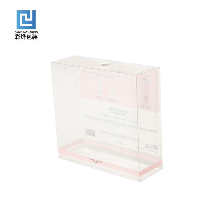 DSC_5458 Custom Clear PVC Window Packaging Box for Apparel and Cosmetics | Caiye Packaging China