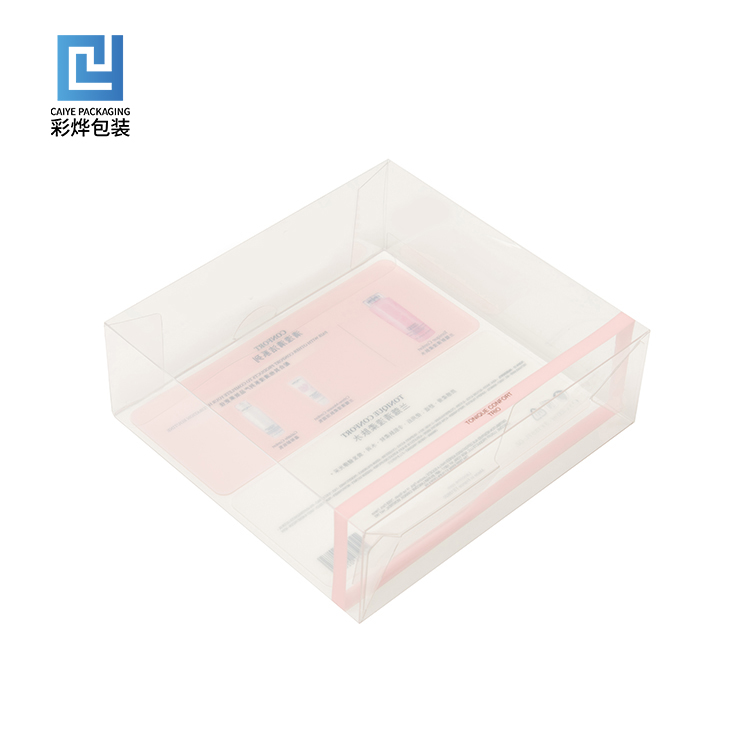DSC_5461 Custom Clear PVC Window Packaging Box for Apparel and Cosmetics - view 3 | Caiye Packaging