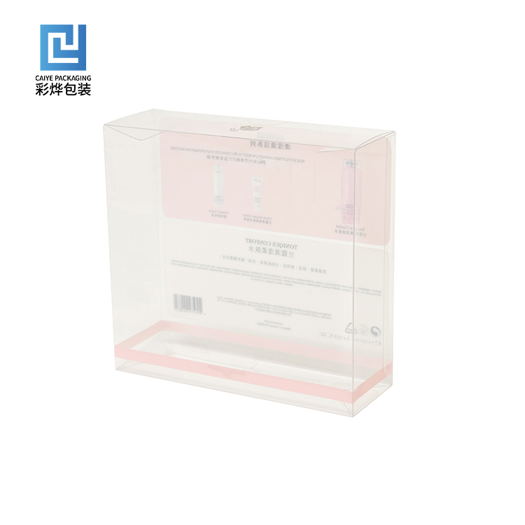 DSC_5462 Custom Clear PVC Window Packaging Box for Apparel and Cosmetics - view 4 | Caiye Packaging