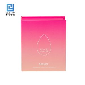 pink ombre gradient rigid gift box