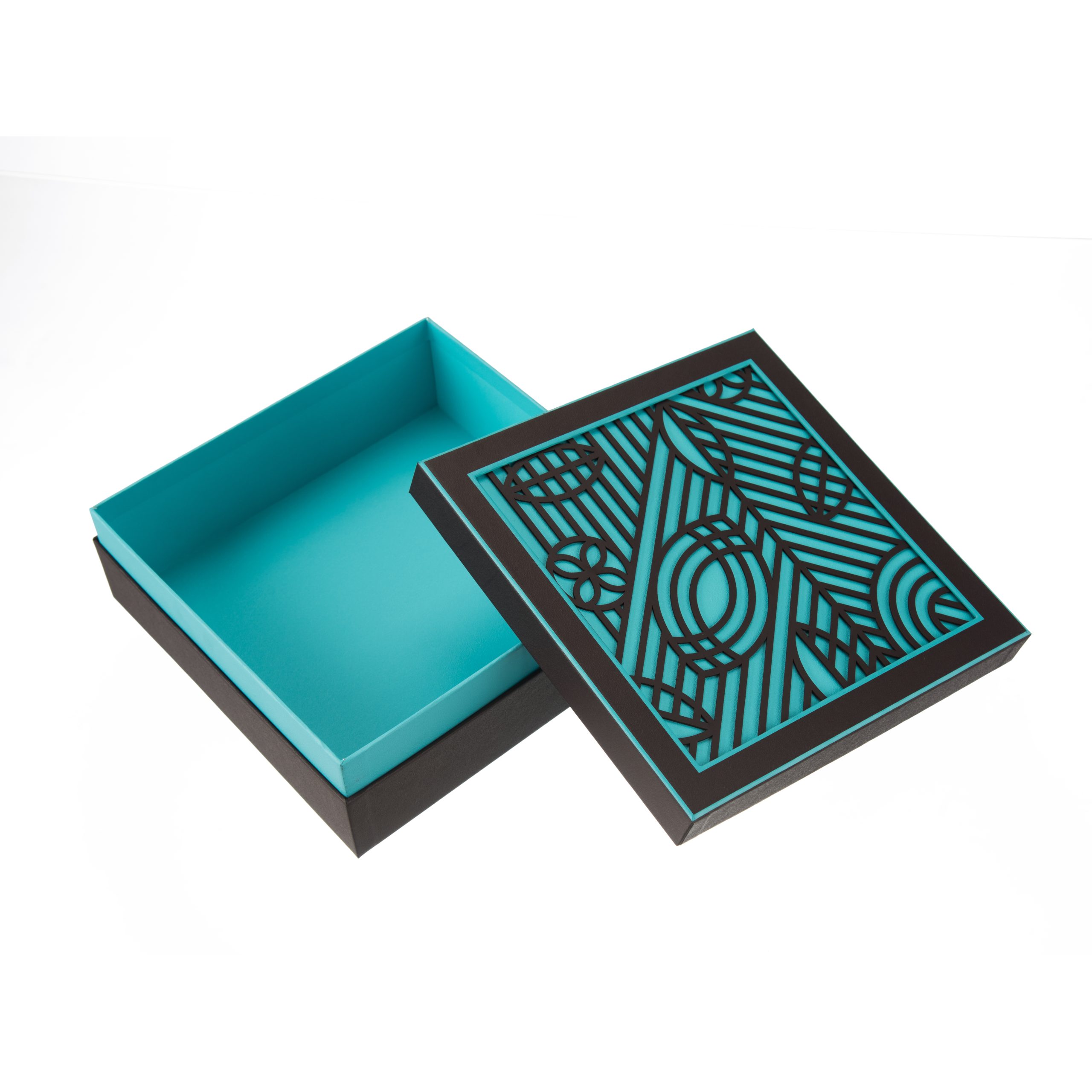 DSC_7619 teal geometric embossed luxury rigid box