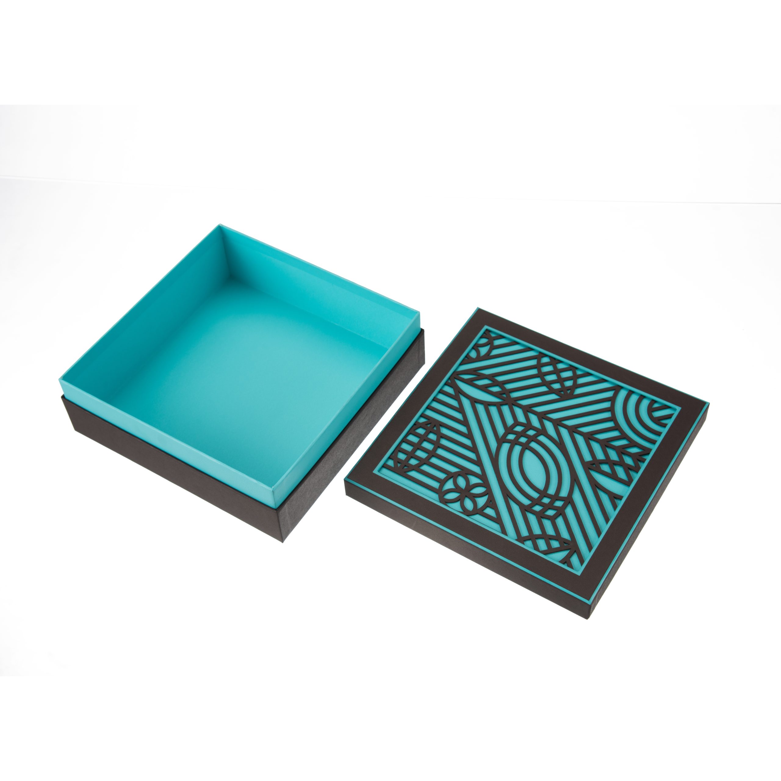 DSC_7620 teal geometric embossed luxury rigid box