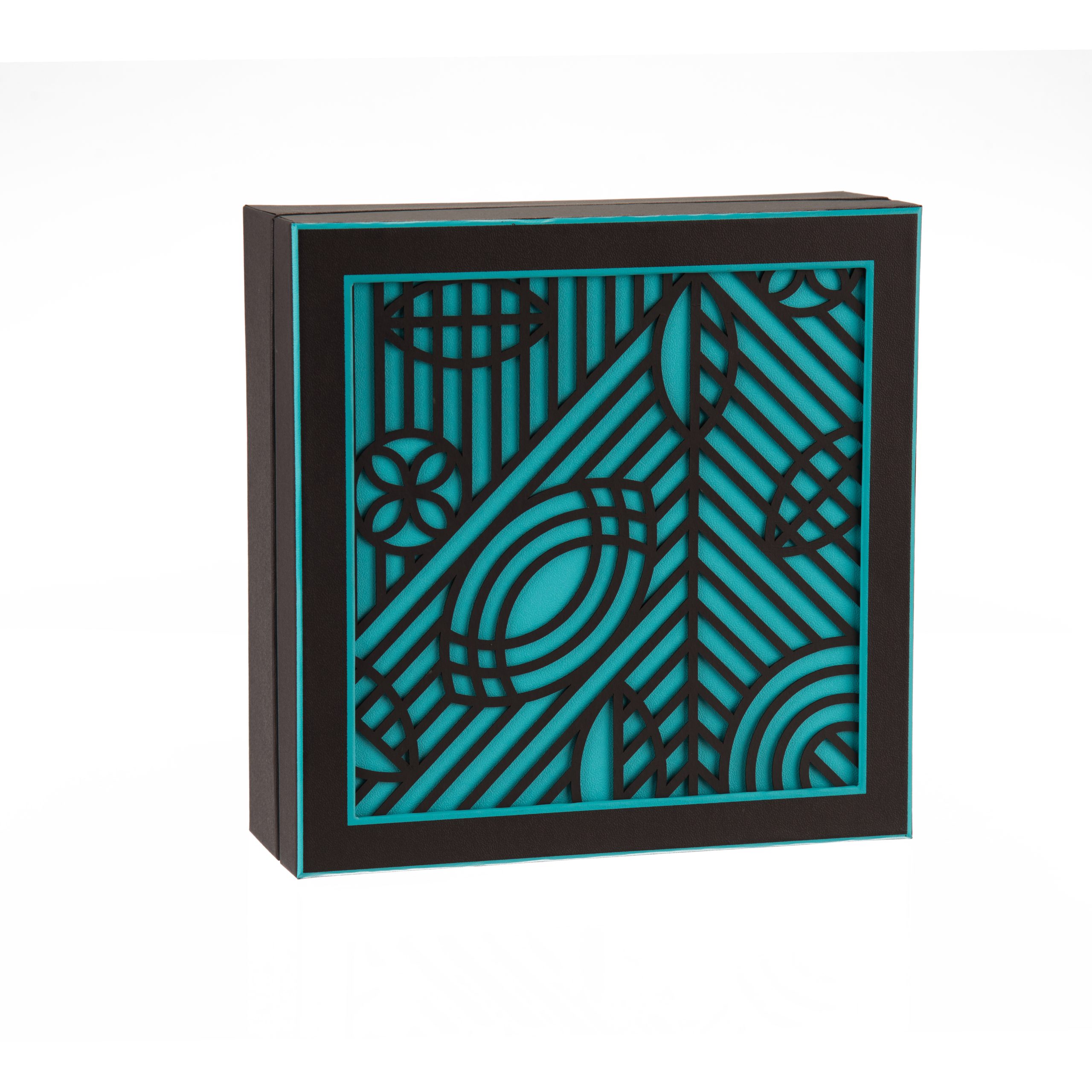 DSC_7623 teal geometric embossed luxury rigid box