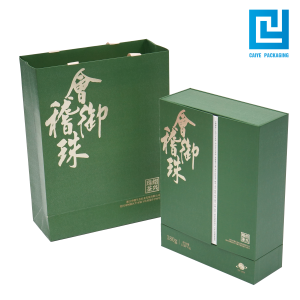 custom liquor packaging box with multi panel opening